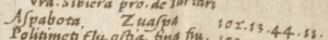 1571 Lafreri Antiq-Modern names Zahaspa.png